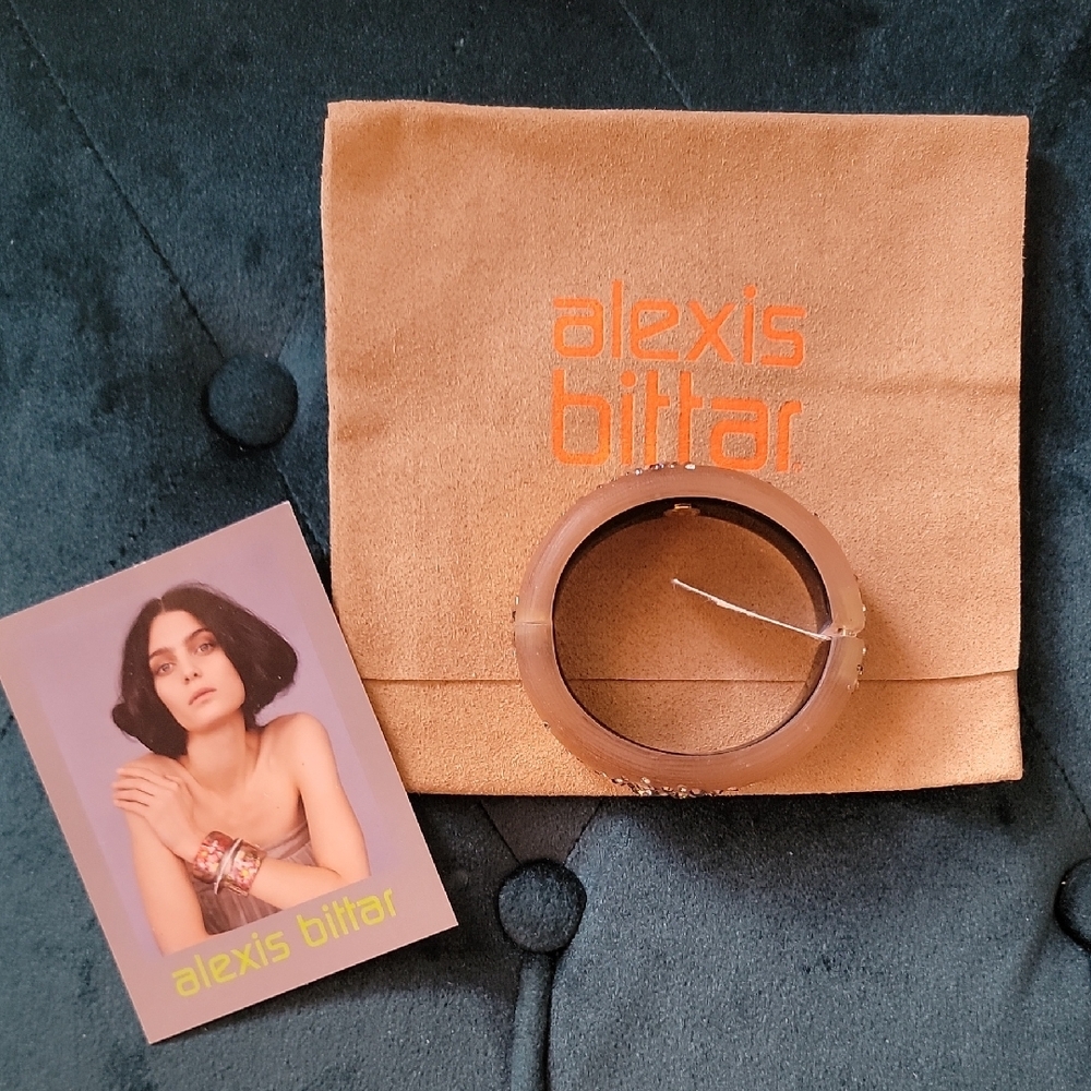 Alexis Bittar Brown Bangle Bracelet NWT